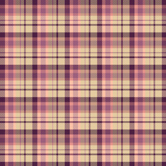 Tartan plaid pattern with texture and warm color.