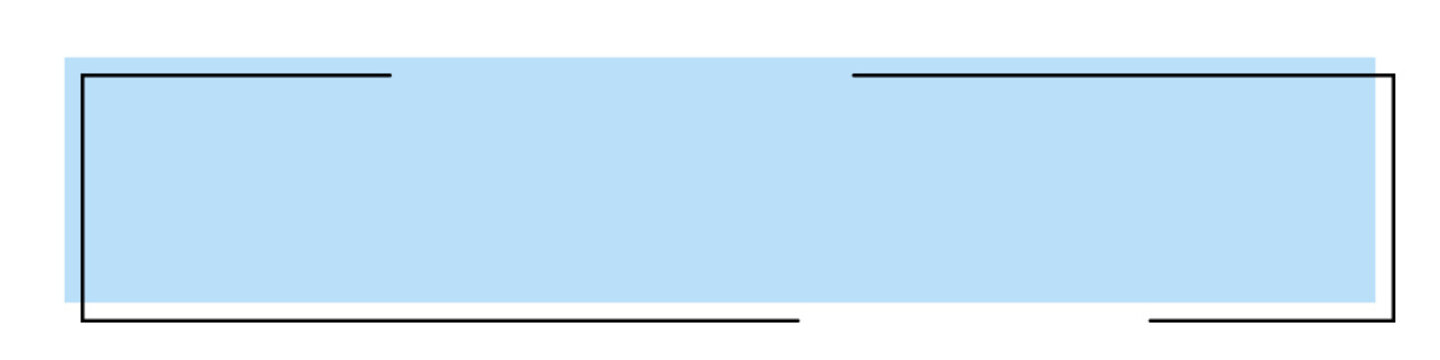 minimal rectangle frame
