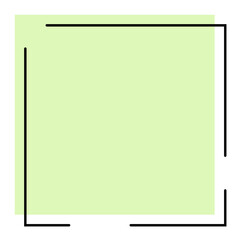 minimal square frame
