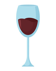 wine glass illustration