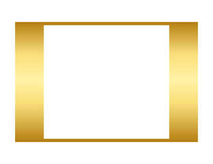 gold simple rectangle frame
