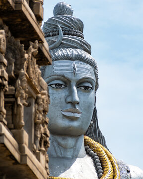 Statue of Lord shiva as seen in Murdeshwar