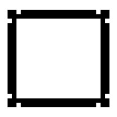 pixel square frame
