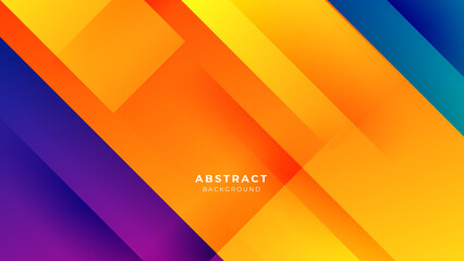 Minimal geometric colorful banner geometric shapes light technology background abstract design. Vector illustration abstract graphic design banner pattern presentation background web template.