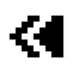 Fototapeta premium pixel arrow 