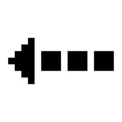 Fototapeta premium pixel arrow 