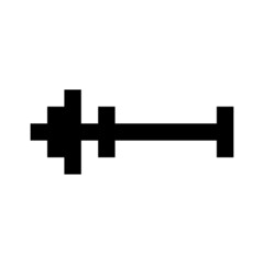 pixel arrow
