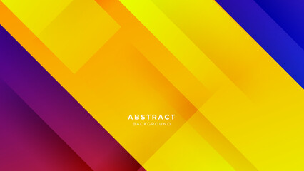 Abstract colorful vibrant vivid geometric shapes geometric light triangle line shape with futuristic concept presentation background