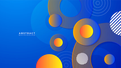 Abstract colorful blue yellow red background