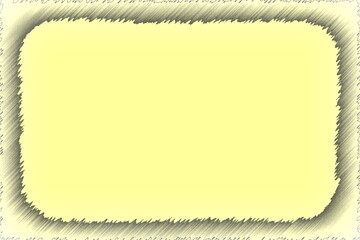 abstract yellow background with frame. Light geometric pattern with stained effect. Cool bright empty border with stains. Abstract web backdrop. Cover in minimal style. 