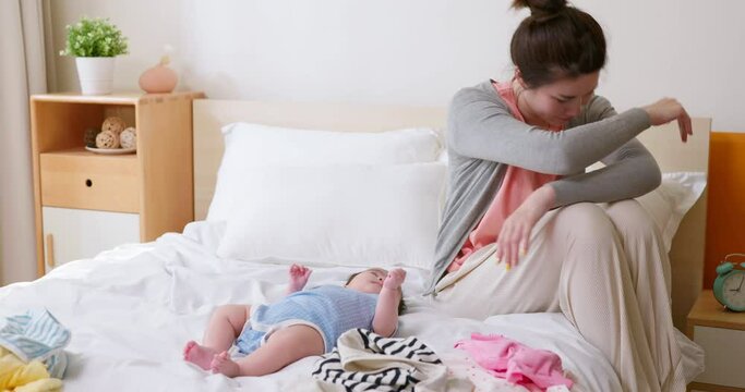 mother with her baby