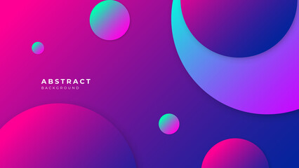 Dark colorful vibrant vivid geometric shapes abstract background geometry shine and layer element vector for presentation design. Suit for business, corporate, institution, party, seminar, and talks.