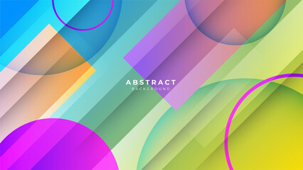 Obraz premium Abstract colorful blue orange yellow red background