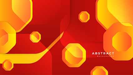 Abstract colorful blue orange yellow red background