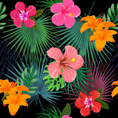 Obraz premium seamless floral pattern