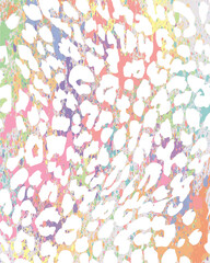 leopard pattern on colorful background
