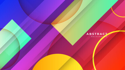 Abstract colorful red orange yellow blue background