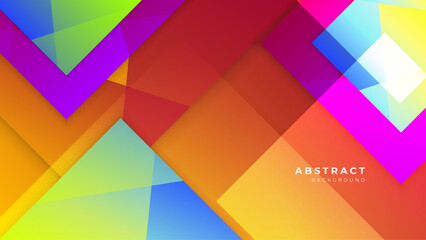 Abstract colorful red orange yellow blue background