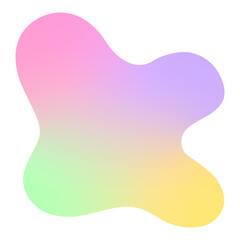 blob holo foil sticker
