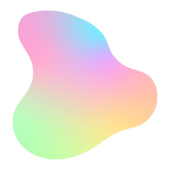 blob holo foil sticker
