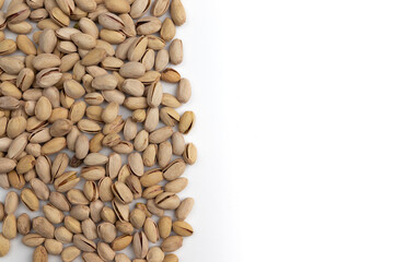 pistachio with shell isolated on white background