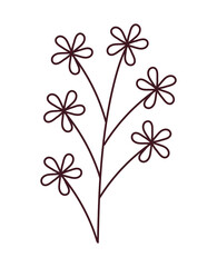 flowers minimalist tattoo