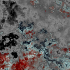 Gray red green texture, background with blood