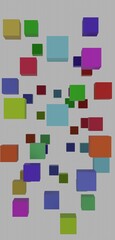 Abstract background with squares
