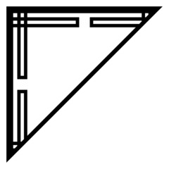 corner border art
