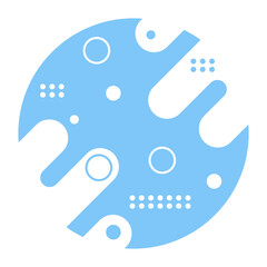 memphis circle background
