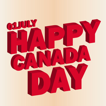 National holiday happy Canada day background