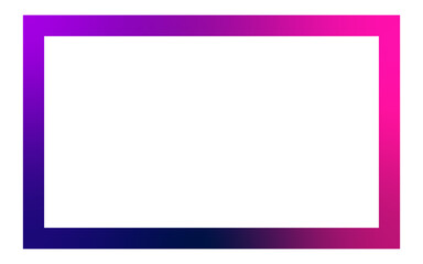 Obraz premium gradient rectangle border 