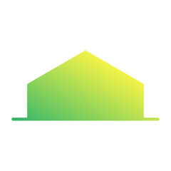 gradient half geometric shape
