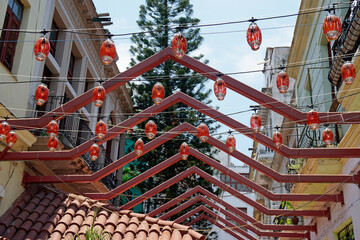 lanterns of chinatwon in havana