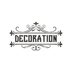 Luxury logo Vector illustration template