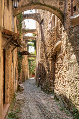 View of Busman Vecchia, Imperia, Italy