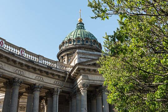 Kazan Cathedral in St. Petersburg. Russia, May 2022