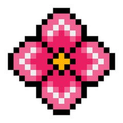 pixel flower
