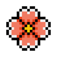pixel flower
