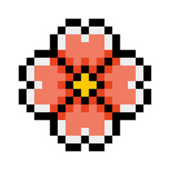 pixel flower
