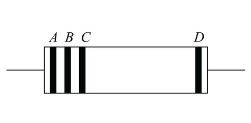Color Code For Carbon Resistors, Most commonly used resistors in electronic circuits are carbon resistors and their values vary over a wide range