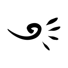 flourish swirl element
