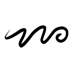 flourish swirl element
