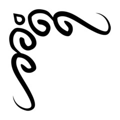 flourish swirl edge
