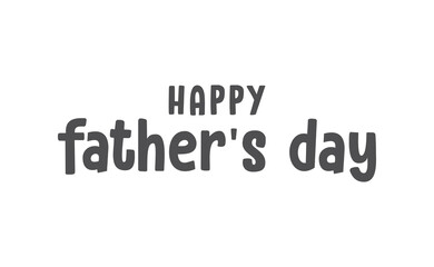 Happy father's day lettering design. Holiday dad celebration.