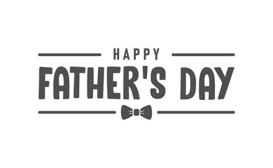 Happy father's day lettering design. Holiday dad celebration.