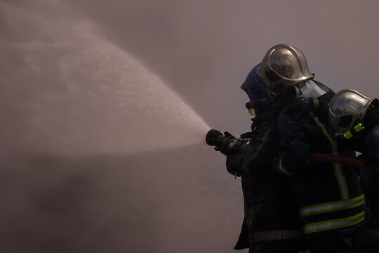 Firefighters In Action