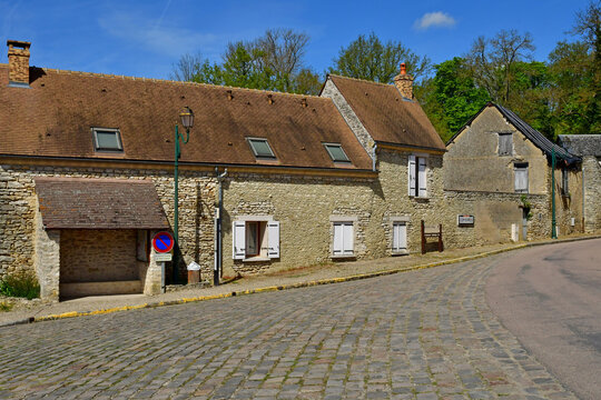 Montreuil sur Epte; France - april 27 2022 : picturesque village
