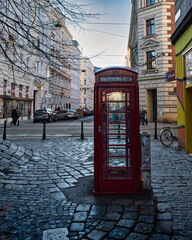 Telephone cell in Vienna but looks like London