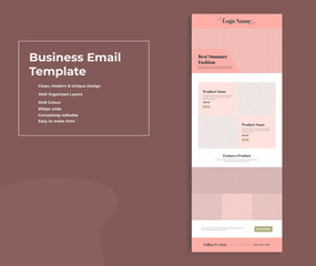 Multipurpose Business Email Marketing Newsletter Template For Business